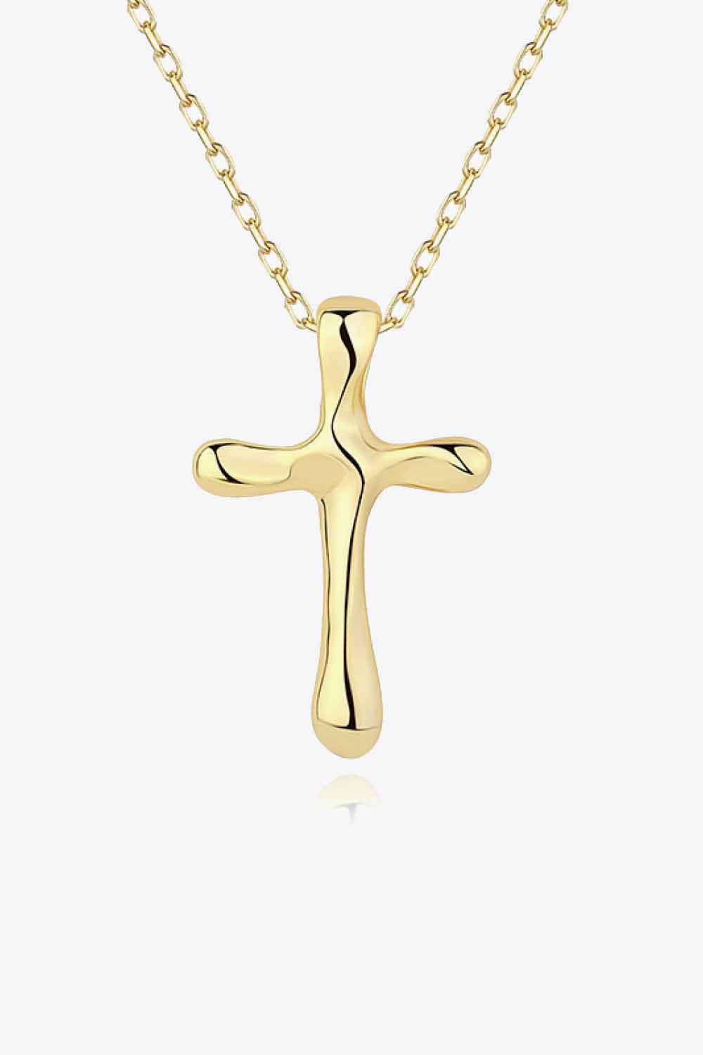 Cross Sterling Silver Necklace for Women Fashion Jewelry