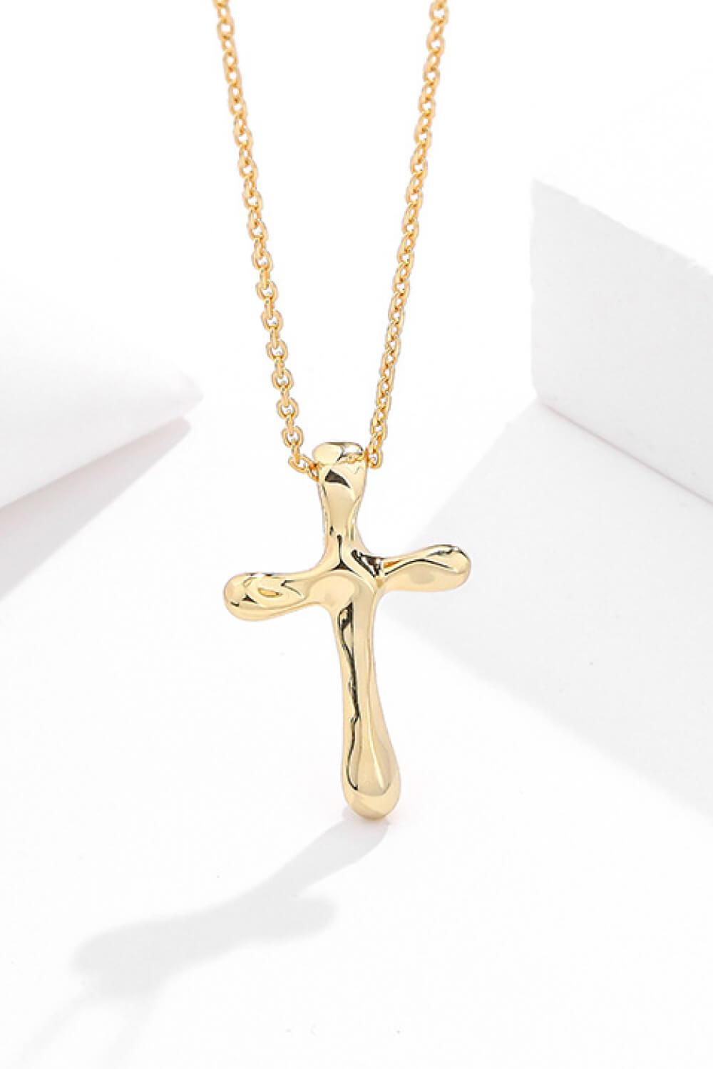 Cross Sterling Silver Necklace for Women Fashion Jewelry