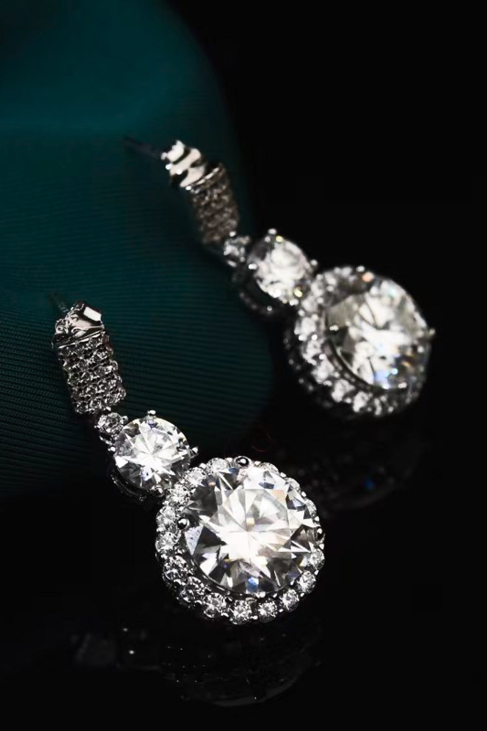 Platinum-Plated Drop Earrings for Women Fashion Jewelry