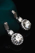 Load image into Gallery viewer, Platinum-Plated Drop Earrings for Women Fashion Jewelry
