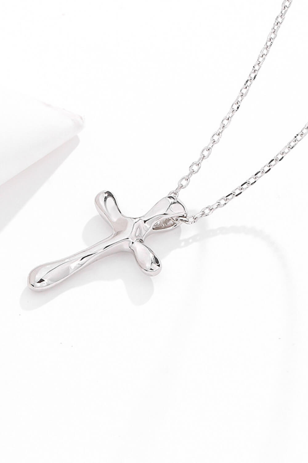 Cross Sterling Silver Necklace for Women Fashion Jewelry