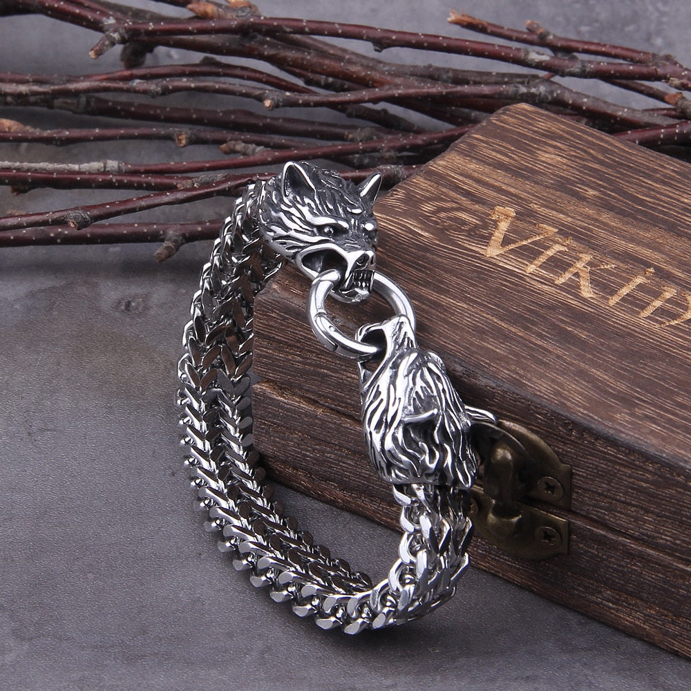 Viking Steel Bracelet for Men Fashion Jewelry