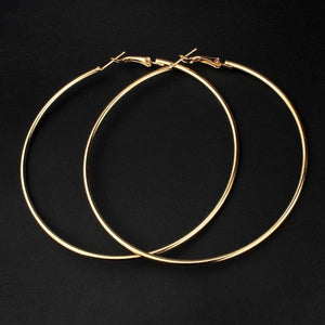 Smooth Circle Earrings for Women Fashion Jewelry