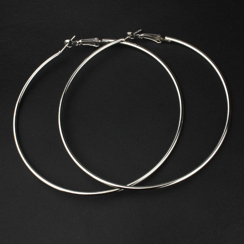 Smooth Circle Earrings for Women Fashion Jewelry