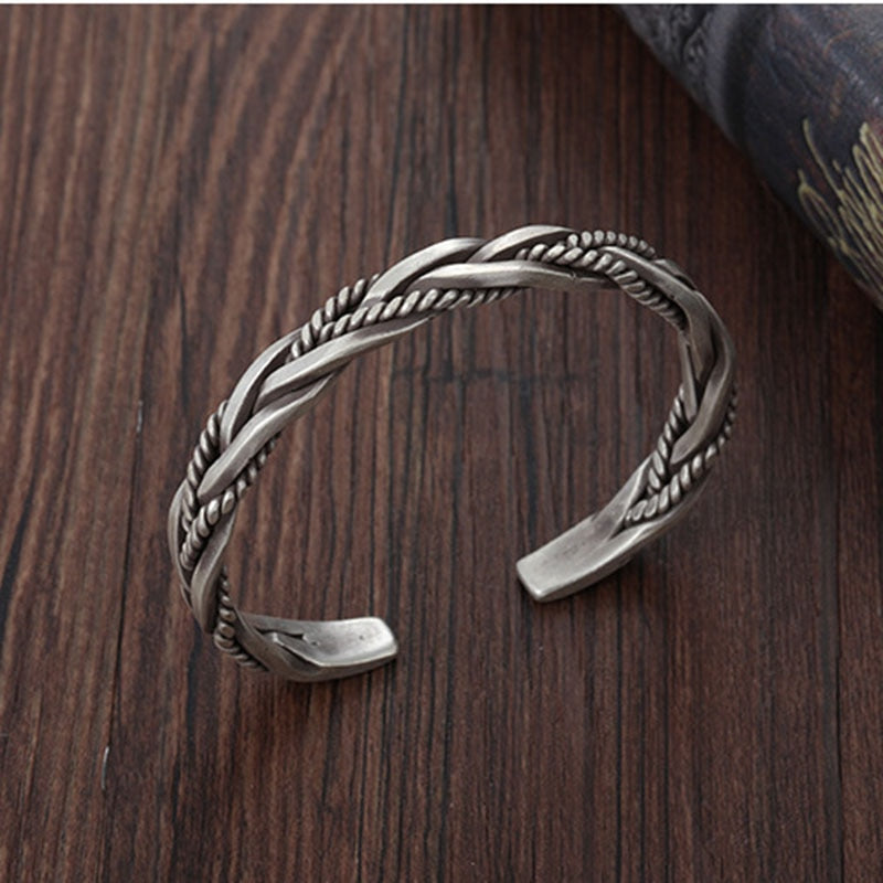 Silver Bracelet for Men Fashion Jewelry