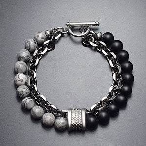 Steel Bracelet for Men Fashion Jewelry