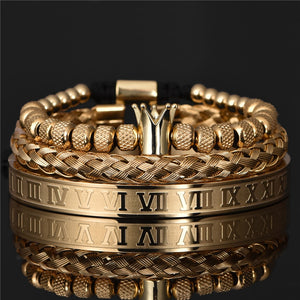 Luxury Royal Steel Bracelet for Men Fashion Jewelry