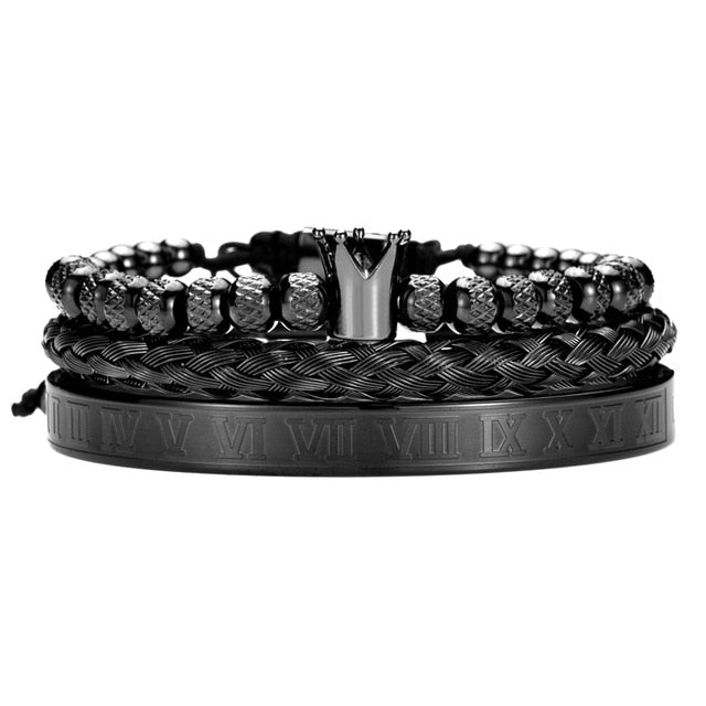 Luxury Royal Steel Bracelet for Men Fashion Jewelry