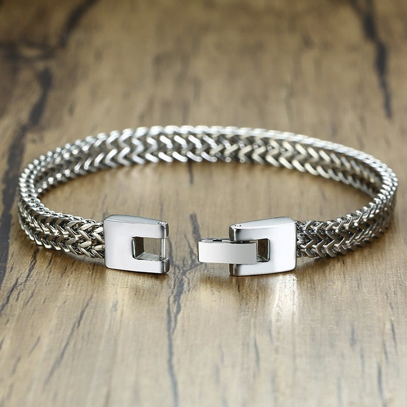 Steel Bracelet for Men Fashion Jewelry