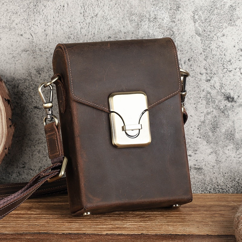 Luxury Leather Small Bag for Men Fashion Products